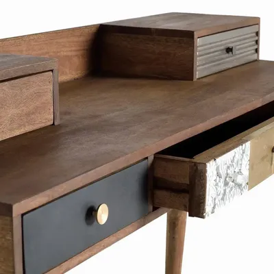 Desks - Desk with drawers in different finishes - GINER Y COLOMER