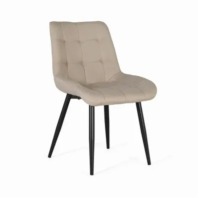 Chairs - Set of two chairs upholstered in beige fabric - GINER Y COLOMER