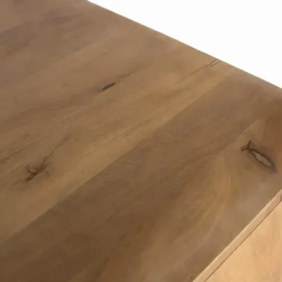 Tables basses - Table basse en bois de manguier aux coins arrondis - GINER Y COLOMER