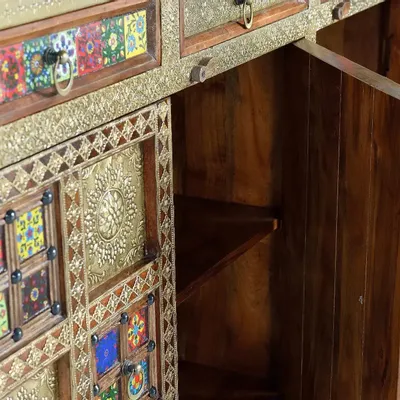 Sideboards - Acacia wood sideboard - GINER Y COLOMER