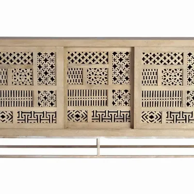 Buffets - Buffet en bois manguier et métal - GINER Y COLOMER
