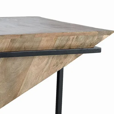 Coffee tables - Mango wood and metal coffee table - GINER Y COLOMER