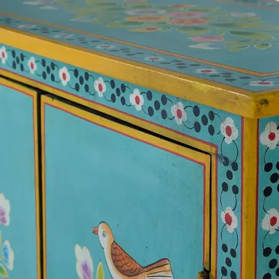 Chests of drawers - Occasional furniture in turquoise mango wood - GINER Y COLOMER