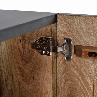 Buffets - Buffet en bois manguier et métal - GINER Y COLOMER