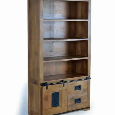 Sideboards - Natural mango wood display case - GINER Y COLOMER
