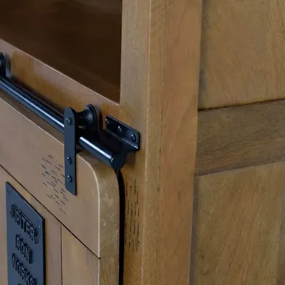 Sideboards - Natural mango wood display case - GINER Y COLOMER