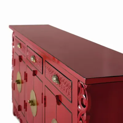 Sideboards - Sideboard with 6 doors and 3 drawers in mango wood - GINER Y COLOMER