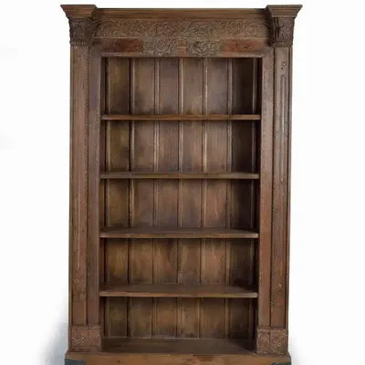 Bookshelves - Mango wood and reclaimed wood bookcase - GINER Y COLOMER