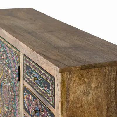 Sideboards - Multicolored mango wood sideboard - GINER Y COLOMER