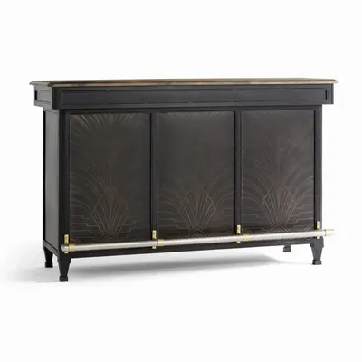 Buffets - Meuble bar en bois manguier et métal - GINER Y COLOMER