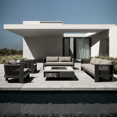 Canapés de jardin - Ensemble de salon Ralph-Noche - SNOC