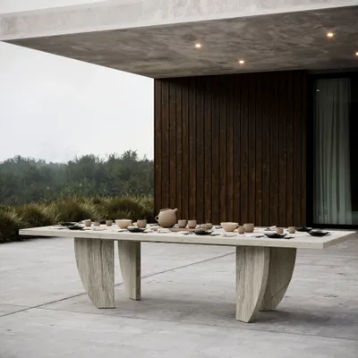 Tables de jardin - Table de salle à manger Ralph-ash - SNOC