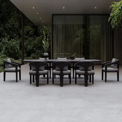 Tables de jardin - Ensemble de salle à manger Whale-Noche - SNOC