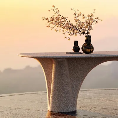 Tables de jardin - Table de salle à manger Savio-ash - SNOC