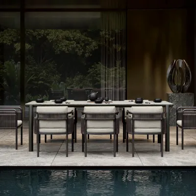 Lawn tables - Link-terra Dining Set for 8 - SNOC