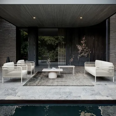 Canapés de jardin - Ensemble de salon Link-bisque - SNOC