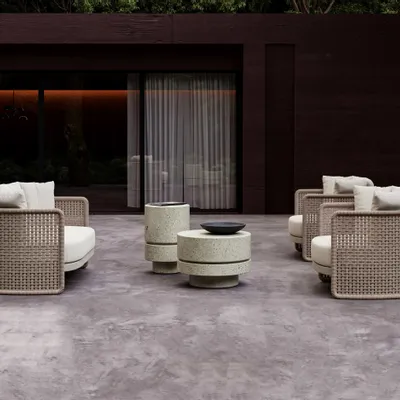 Canapés de jardin - Ensemble de salon en Miura-bisque - SNOC