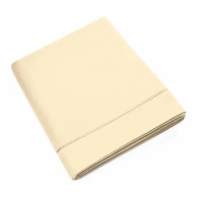 Bed linens - Flat Sheet 270 x 300 cm Pure Combed Cotton Long Staples 80 Thread Count/cm² Ivory - COTON PUR
