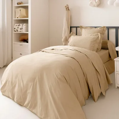 Bed linens - Percale Duvet Cover 140 x 200 cm Pure Combed Cotton Long Fibers 80 Threads/cm² Linen - COTON PUR