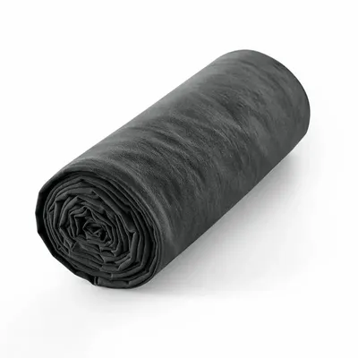 Bed linens - 100% Cotton Fitted Sheet 180 x 200 cm Truffle - COTON PUR