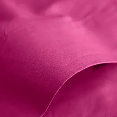 Bed linens - 100% Cotton Flat Sheet 180 x 290 cm Magenta - COTON PUR