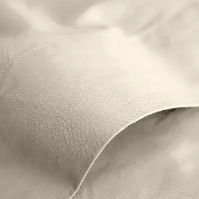 Bed linens - Flat Sheet 100% Cotton 180 x 290 cm Sand - COTON PUR