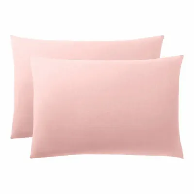 Linge de lit - Taie d'oreiller 100% Coton 50 x 70 cm Rose Dragée - COTON PUR