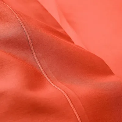 Bed linens - Percale Flat Sheet 240 x 300 cm Pure Combed Long Fiber Cotton 80 Threads/cm² Terracotta - COTON PUR