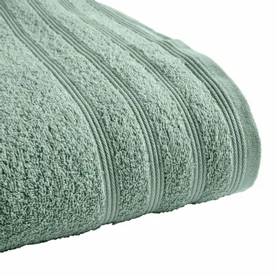 Serviettes de bain - Drap de Bain "Spa" 100% Coton 90 x 150 cm Menthe - COTON PUR