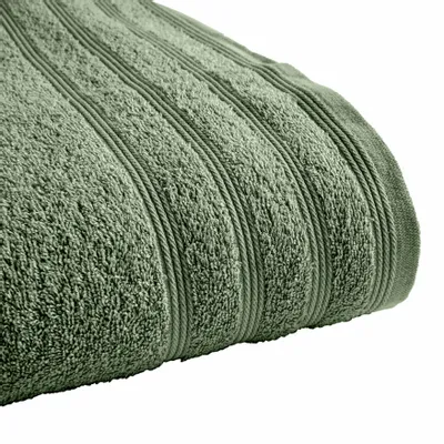 Serviettes de bain - Drap de Bain "Spa" 100% Coton 90 x 150 cm Romarin - COTON PUR