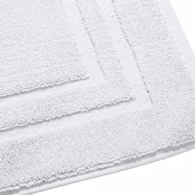 Autres linges de bain - Tapis de Bain "Spa" 100% Coton 50 x 80 cm Neige - COTON PUR