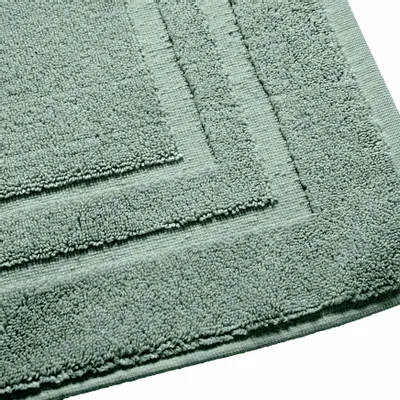 Other bath linens - "Spa" Bath Mat 100% Cotton 50 x 80 cm Mint - COTON PUR