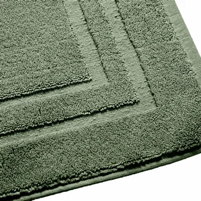 Autres linges de bain - Tapis de Bain "Spa" 100% Coton 50 x 80 cm Romarin - COTON PUR