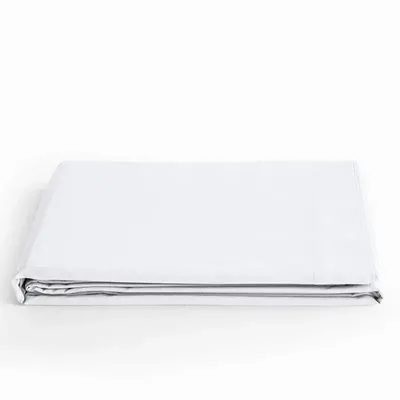 Linge de lit - Drap Plat 100% Coton 180 x 290 cm Neige - COTON PUR