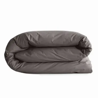 Linge de lit - Housse de couette 100% Coton 260 x 240 cm Ardoise - COTON PUR