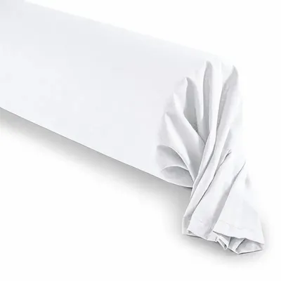 Bed linens - 100% Cotton Bolster Case 45 x 185 cm Snow - COTON PUR