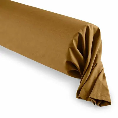 Bed linens - Bolster Case 100% Cotton 45 x 185 cm Caramel - COTON PUR