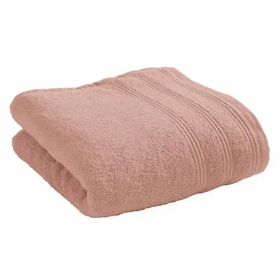 Bath towels - "Spa" Towel 100% Cotton 50 x 100 cm Blush - COTON PUR