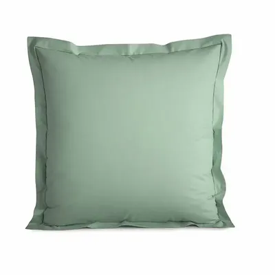 Bed linens - Percale Pillowcase 65 x 65 cm Pure Combed Long Staple Cotton 80 Thread Count/cm² Celadon - COTON PUR