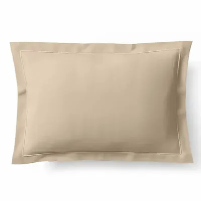 Linge de lit - Taie d'oreiller Percale 50 x 70 cm Pur Coton Peigné Longues Fibres 80 Fils/cm² Lin - COTON PUR