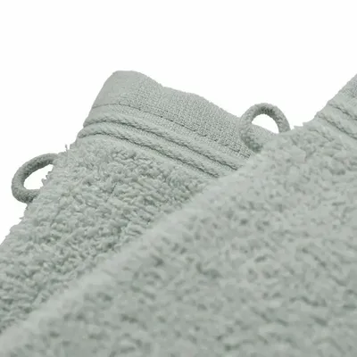 Other bath linens - Set of 2 "Spa" Wash Gloves 100% Cotton 15 x 21 cm Celadon - COTON PUR