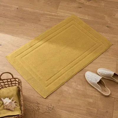 Autres linges de bain - Tapis de Bain "Spa" 100% Coton 50 x 80 cm Mais - COTON PUR