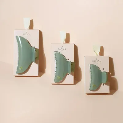 Hair accessories - Small size water green opaline tweezers - BACHCA