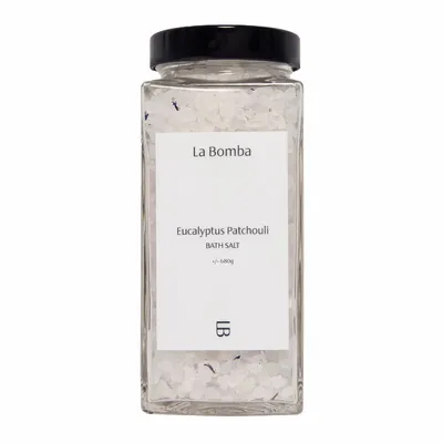 Spa - Bath Salt Eucalyptus Patchouli - LA BOMBA