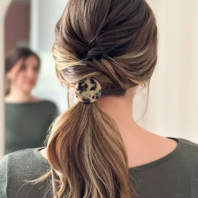 Hair accessories - Elastic plate Tortoiseshell - BACHCA