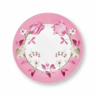 Everyday plates - Jolie Rose Tulip Plate - 23cm - PIP STUDIO
