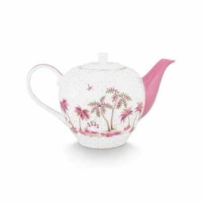 Crystal ware - Tea Pot Jolie Dots Gold Pink 1.6ltr - PIP STUDIO