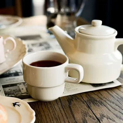 Tasses et mugs - Causette - théière et tasse - MARUMITSU POTERIE