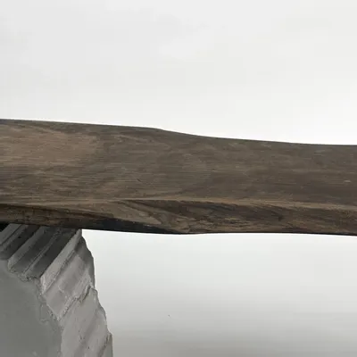 Bancs - Banc en béton et bois de châtaignier [FRAGMENT] - CASE STUDIOS