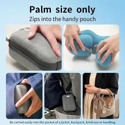 Accessoires de voyage - EASYNAP Pocket Pillow Chin Support Medium Midnight Navy - EASYNAP